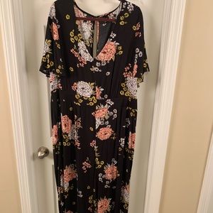 Torrid Floral Jumpsuit